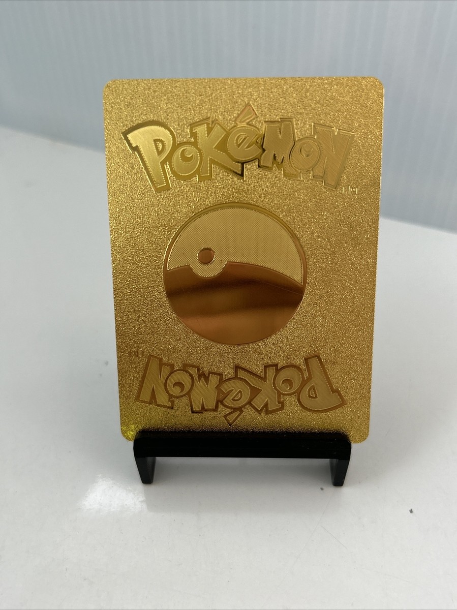 Grimmsnarl VMAX Metal Gold Foil Pokemon Card Fan Art Display