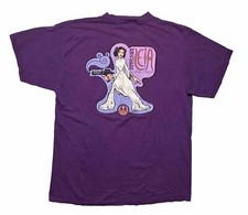 Vintage 1997 Star Wars Princess Leia Cartoon Tee T Shirt Big Face Gun XL 90s