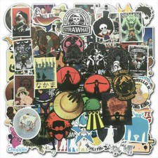 100Pcs Vinyl Sticker Pack Luffy Ace Zoro Skateboard Laptop Luggage Car DecalsLot