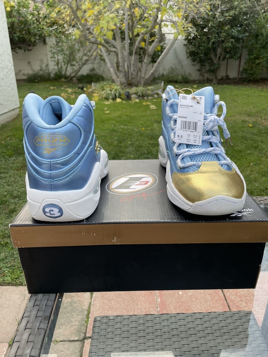 Reebok - お値下げ✨レア✨NBA SLXERS IVERSON RARE Allen Iverson Reebok x Panini Prizm Blue Dazzle Brand