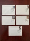 AUSTRALIA - 1980 - AUSTRALIAN FAUNA SET (5 ENVELOPES) - PSE - FIRST DAY OF ISSUE