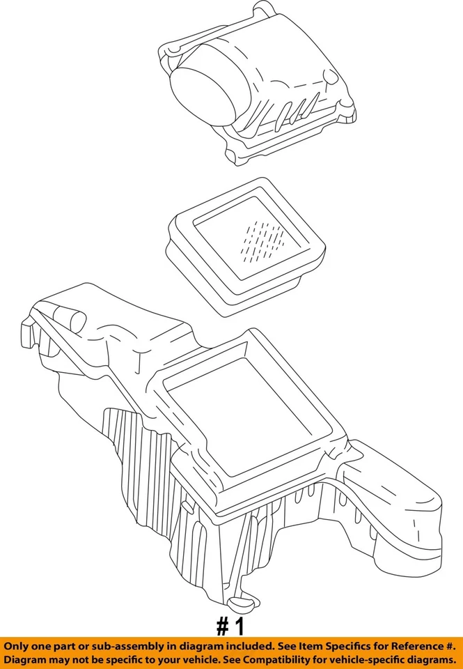 Conjunto de filtro de aire usado se adapta a: Pontiac Sunfire 2005 grado A Foto 4 de 4