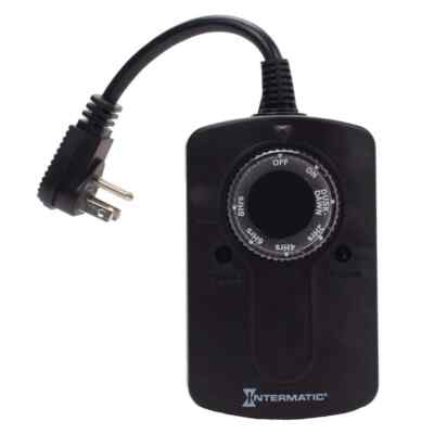 Intermatic 1000-Watt Outdoor Timer with Photocell Light Sensor for Lights