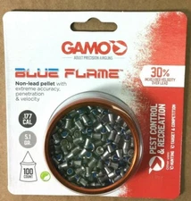 Gamo 632270254 BLUE FLAME PELLETS .177 CAL. TINS OF 100 - C17