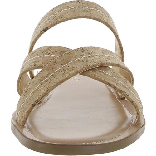 Jack Rogers Womens Sara Stitch Criss-Cross Front Slide Sandals Shoes BHFO 3416 - Picture 3 of 6