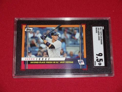 2017 Topps On Demand Aaron Judge ORANGE SGC 9.5 MT+ RC J90 2nd AL MVP Rookie