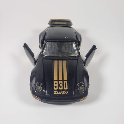 Porsche 930 Turbo Black Gold Eidai Grip 1/28 Scale Diecast Model