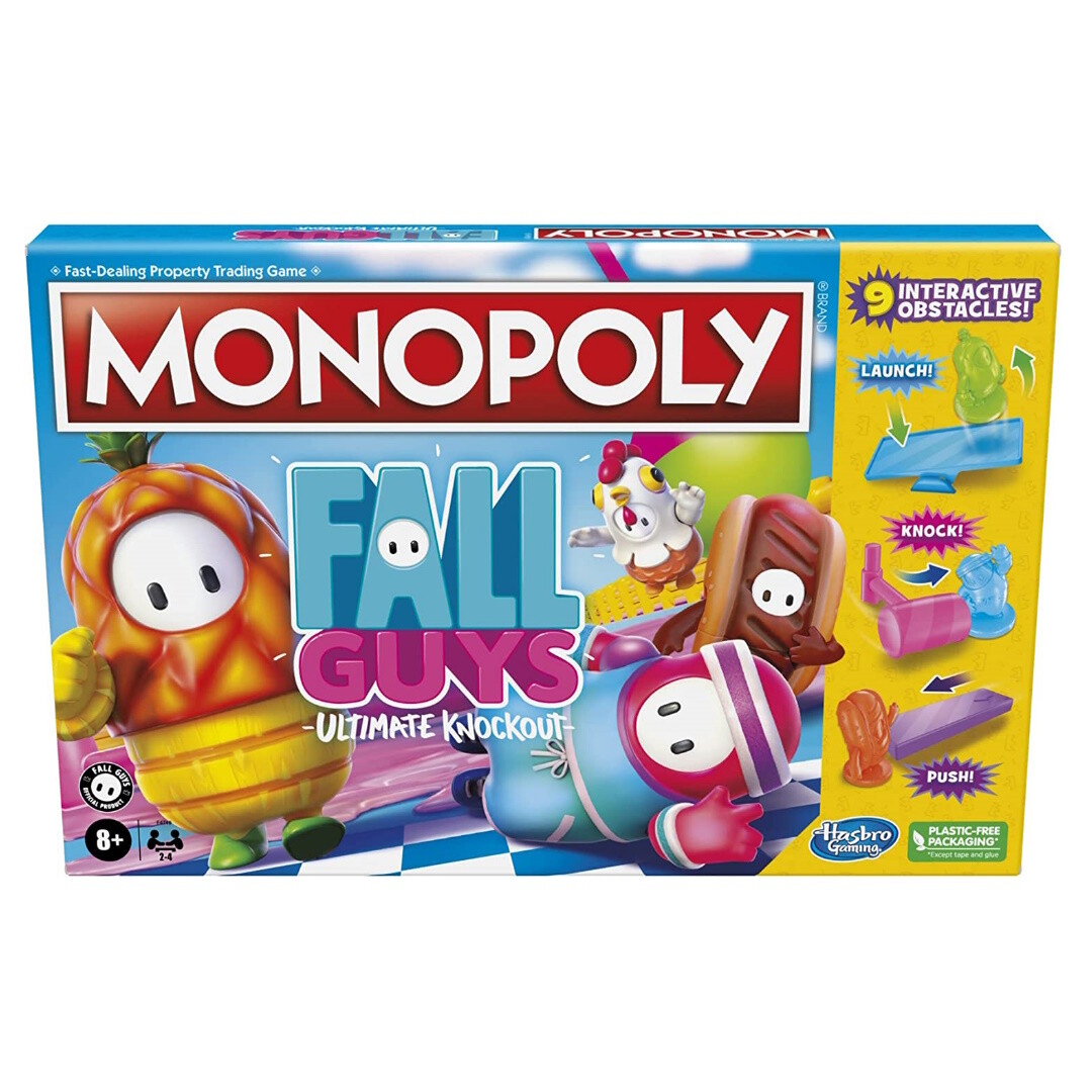 Monopoly Fall Guys Ultimate Knockout Edition Board Game Dodge