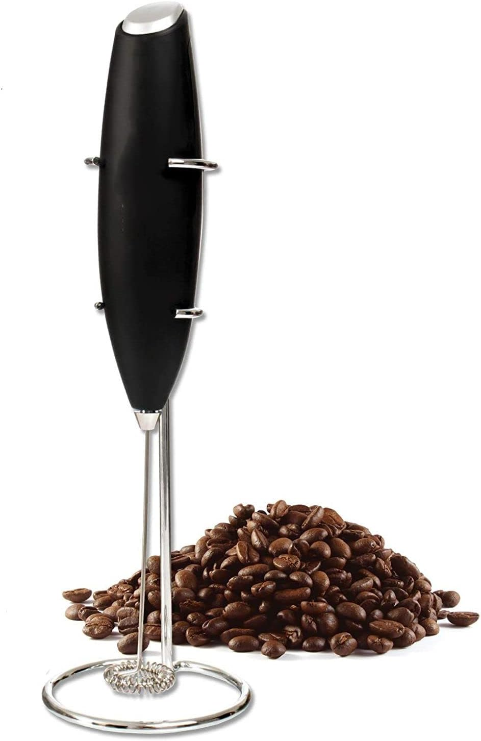 Milk Frother Handheld Battery Operated Electric Foam Maker for Coffee, Latte, Ca-image