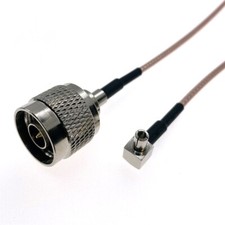 RG316 Cable N Male to TS9 Male Plug Right Angle Crimp Connector RF Coax Pigtail