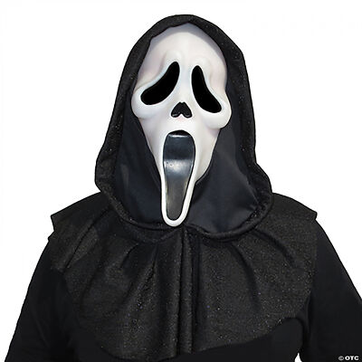 Adults Scream 25th Anniversary Ghost Face Mask Black