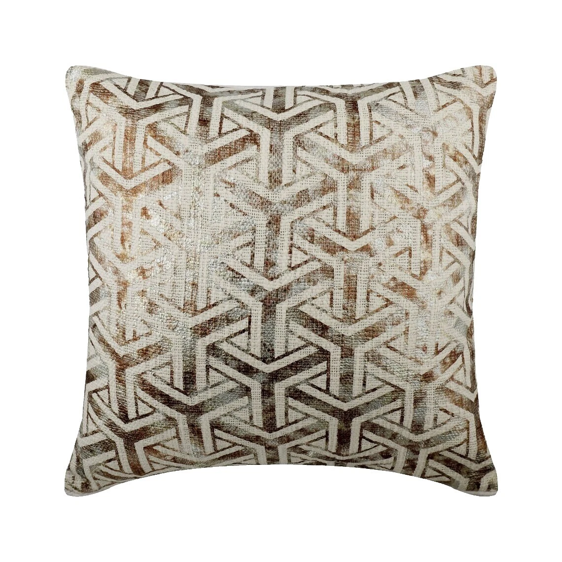 Burlap Geometric Contemporary Home Décor Pillows