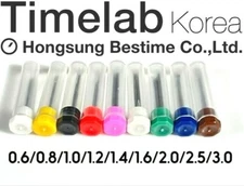 TIMELAB Watch Screwdriver FLAT HEAD Replacement blades Bits Set For Fits Bergeon