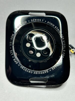 Original Apple Watch 7 41mm LTE/ Cellular Edelstahl Rückseite Back*Differenzbe*