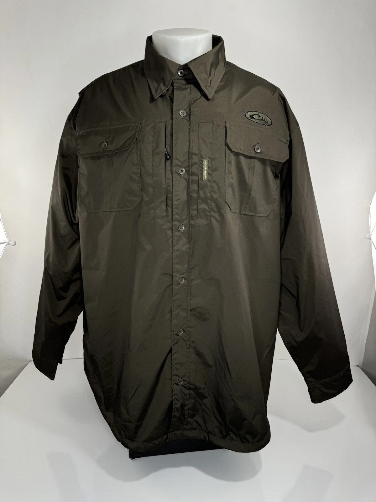 DRAKE - MAGNATTACH Embroidered FLEECE LINED 2XL Hunting Fishing Jacket - EXC.