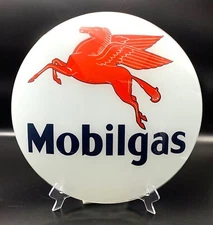 MOBILGAS 15" Gas Pump Globe Glass Face / Lens - FREE SHIPPING!!