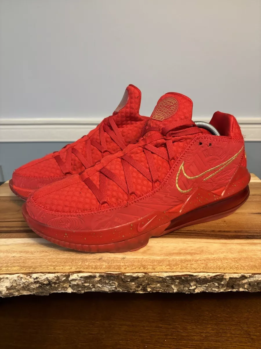 Lebron 17 clearance red size 12
