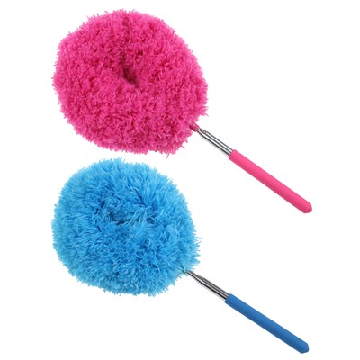 Extendable Cobweb Brush Washable Feather Duster Long Magic Telescopic Handle