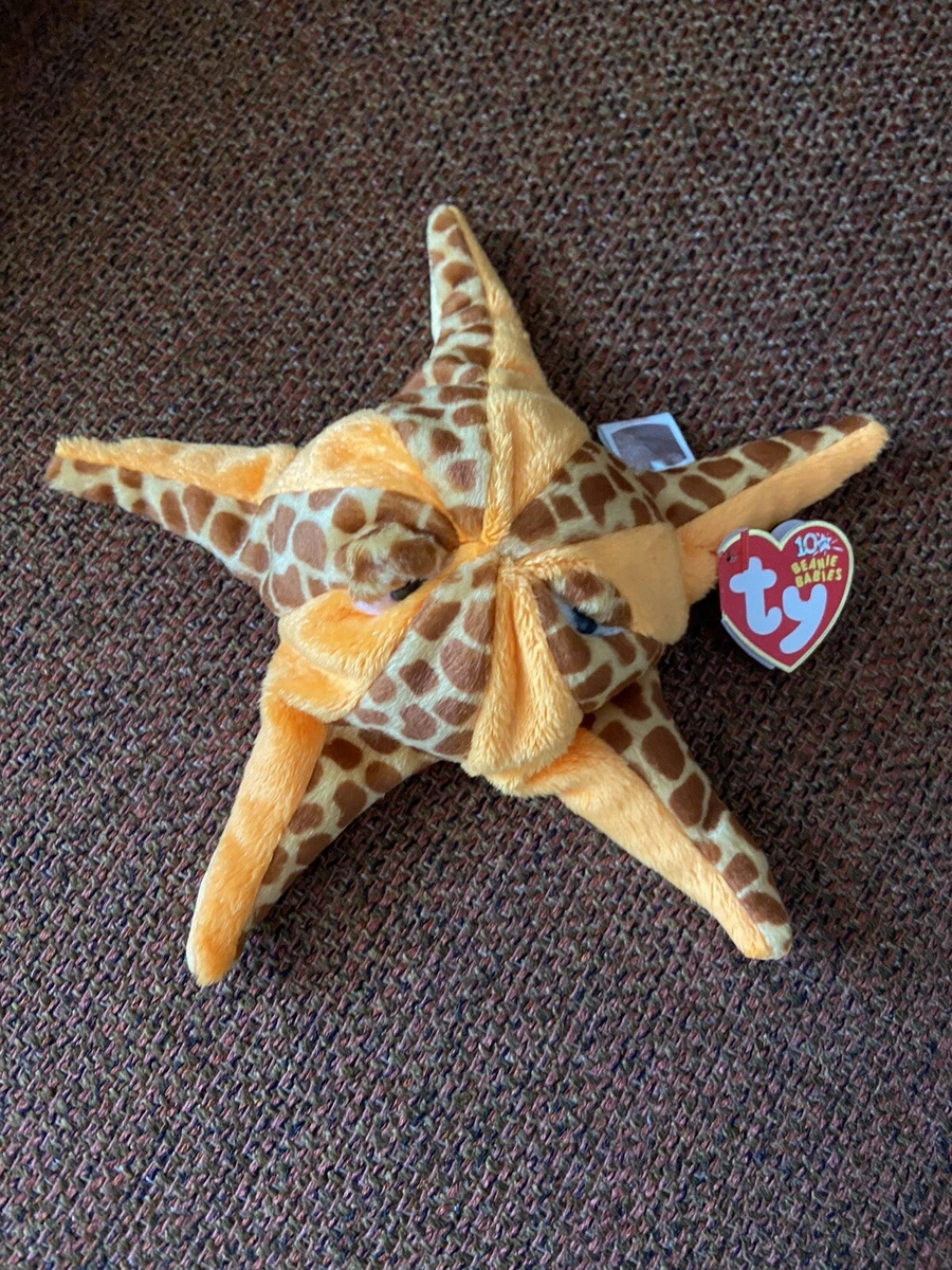 Ty Beanie Baby Babies WISH the Starfish 2002 NEW MWMT