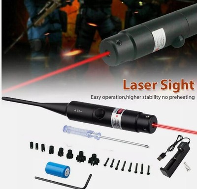 Laser Bore Sight Collimator For .177 to .50 Caliber Bore Sighter Rifles Handgun