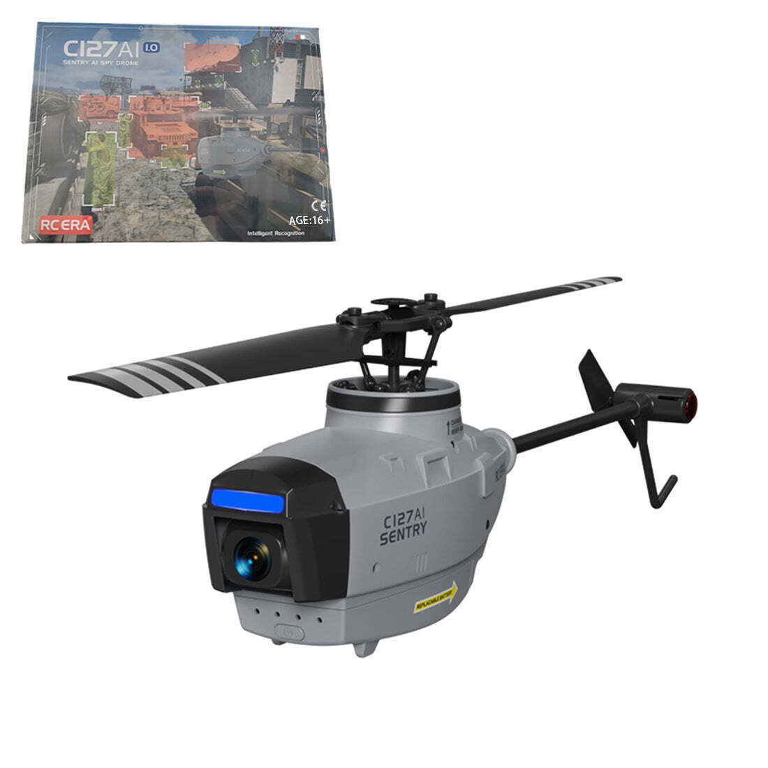 RC Scout Drone Model 4CH Single Rotor Brushless Helicopter