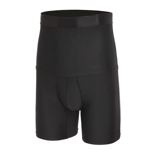 Men's High Waist Compression Boxer Shorts Girdle Pants Body Shaper Tummy Control - Picture 13 of 18