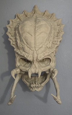 Predator skull life-size, wall hanging massive great detail fan art