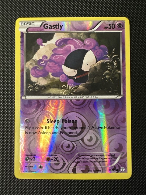 Gastly [Reverse Holo] #33 (Generations (2016))