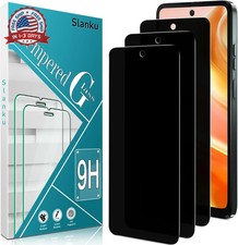 3 Pack Privacy Screen Protector for Moto G 5G 2024 / Moto G Stylus 5G 202