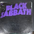 Lot of 4 rock heavy metal vinyl LPs (12", 33 RPM) Black Sabbath, Iron Maiden