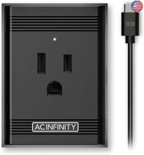 AC Infinity UIS Control Plug, Socket Adapter to Connect UIS Smart Controllers