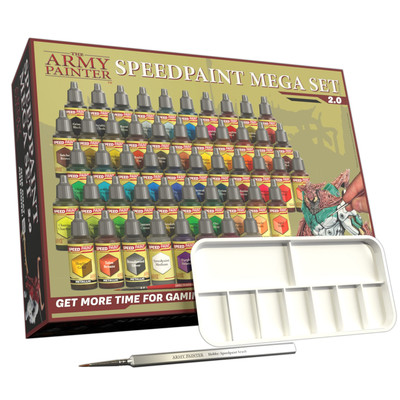 Speedpaint Mega Set 2.0+ - 50x18ml Speedpaint Set with 42 Colors, 3 Metallics...