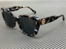 TORY BURCH TY7198U 195787 Blue Tortoise Grey Women's 54 mm Sunglasses