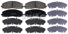 Front Axle SWAG 70 11 6061 Brake Pad Set, Disc Brake for Chrysler, Dodge, Fi