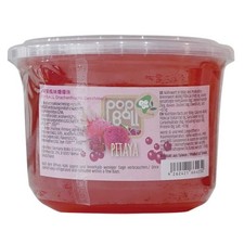 Popping Boba Drachenfrucht 950g Fruchtperlen Bubble Tea Topping Saftperlen