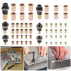 58pcs Manual Rivet Nut Tool Kit M3-M10 Carbon Steel Threaded Inserts Auto & DIY