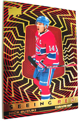 23 24 UPPER DECK SEEING RED GOLD PARALLEL NICK SUZUKI SR-25