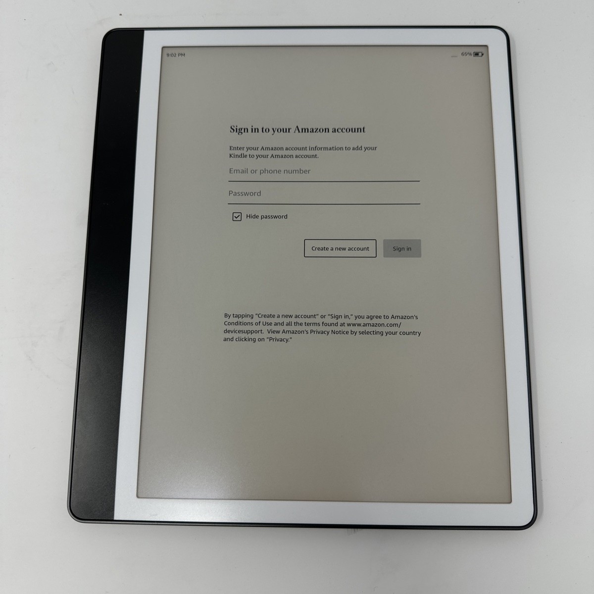 Amazon Kindle Scribe (1st Generation) 32GB, Wi-Fi, 10.2