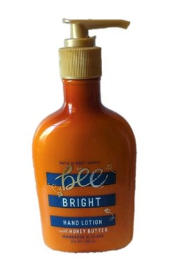 Bath & Body Works Bee Bright Mandarin & Clove Honey Butter Hand Lotion 8oz