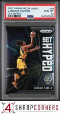 2021 PANINI PRIZM WNBA GET HYPED #10 CANDACE PARKER HOF POP 1 PSA 10