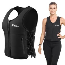ZELUS Weighted Vest for Women, 10lb. Z-Fit Weight with 10LB M, Black