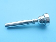 Vincent Bach Corp 9C Trumpet Mouthpiece - 1960s Vintage Silver Plated Original