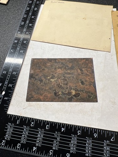 96 Art Etching ENGRAVING COPPER PLATE PAPER Snap Strange Landscaping Trees Old - Picture 13 of 14