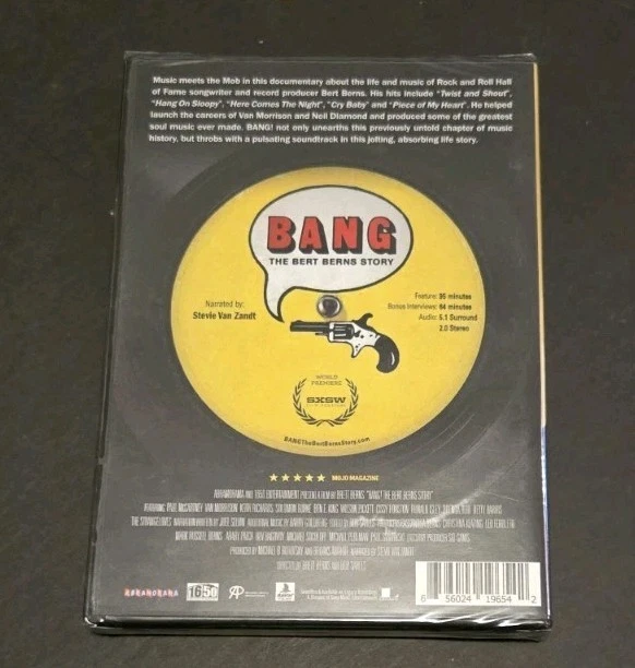 BANG The Bert Berns Story NEW SEALED (DVD, Abramorama) Paul McCartney, Morrison - Image 2 of 2