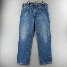 Vintage Levis Jeans Mens 38x30 Fits 36x30 505 Orange Tab 90s Made in USA