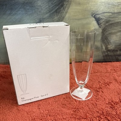 L'Objet Iris Champagne Flute IR1040  only One 