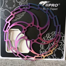 IIIPRO Bicycle Disc Brake Rotor 160mm 6 Bolts Holographic Pink/Purple/Blue/Green