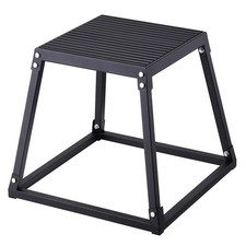 VEVOR Plyometric Jump Box, 18 Inch Plyo Box, Steel Plyometric Platform and Jumpi