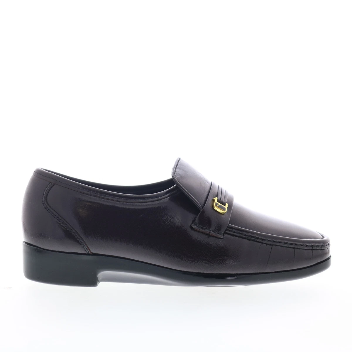 Florsheim Size 10.5 D Black Slip-On Loafer Dress Shoes Men's