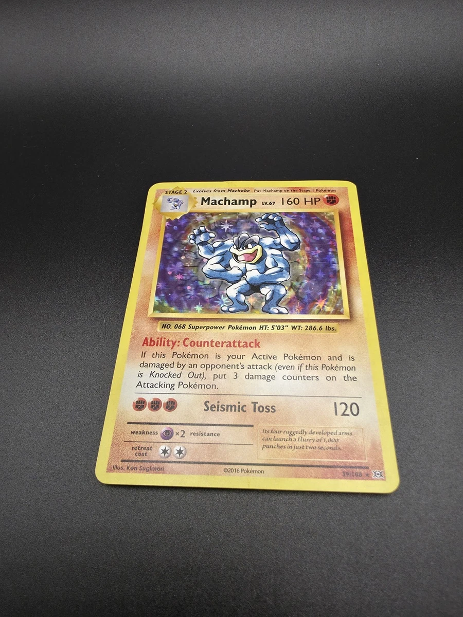 Machamp Pokémon TCG Evolutions Collectible Individual Card Games